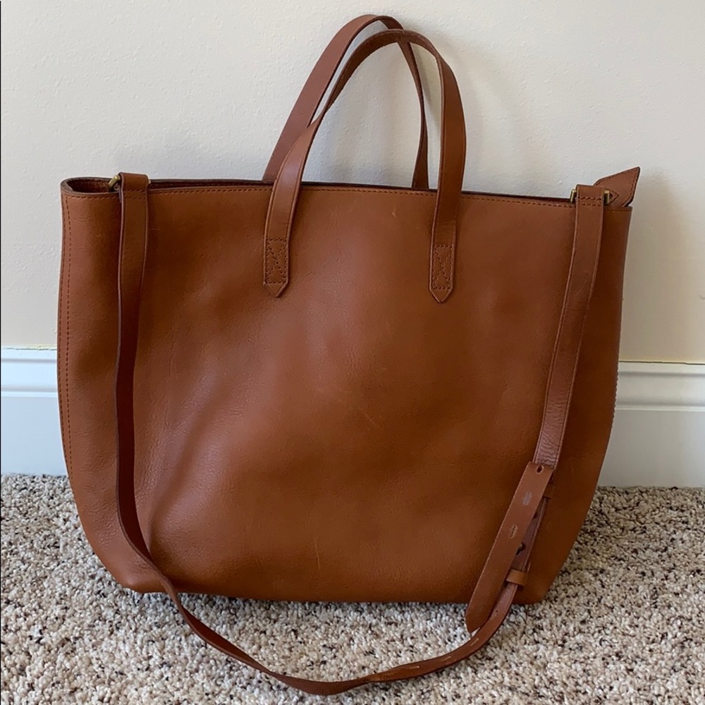 Zip-Top Transport Carryall, Madewell, Tan